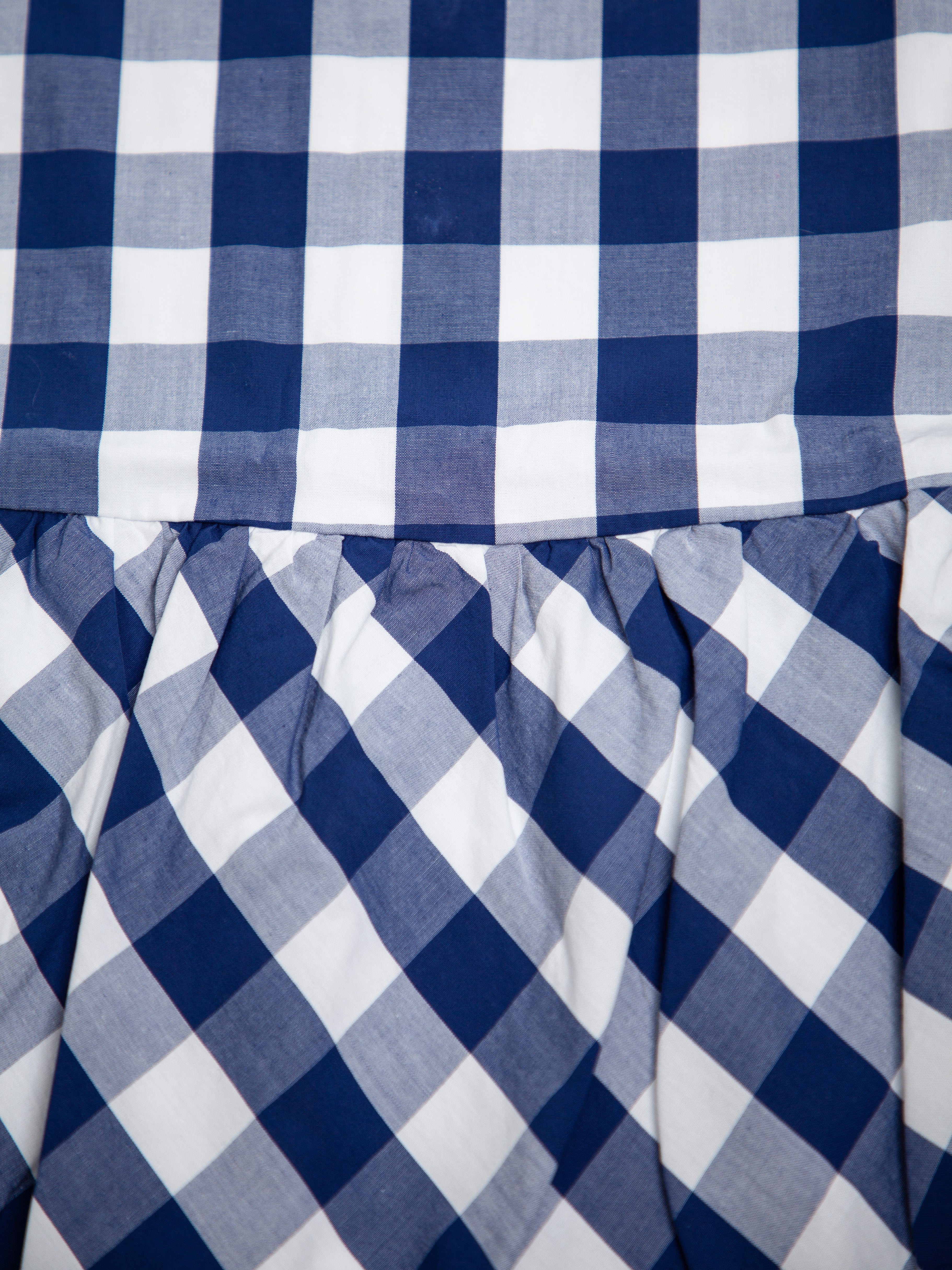 Good French Connection Blue Checkered Dress for Kids Size 5