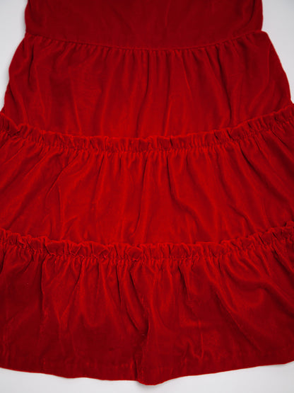 Good Janie and Jack Red Velvet Dress for Kids, Size 7