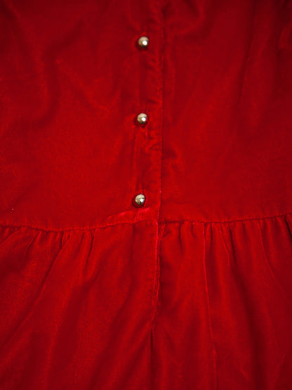 Good Janie and Jack Red Velvet Dress for Kids, Size 7