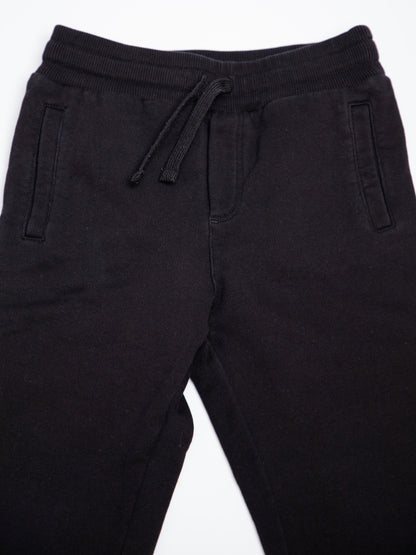 Good Dolce Gabbana Black Cotton Jogger Pants for Kids Size 5