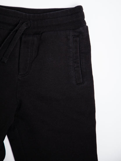 Good Dolce Gabbana Black Cotton Jogger Pants for Kids Size 5