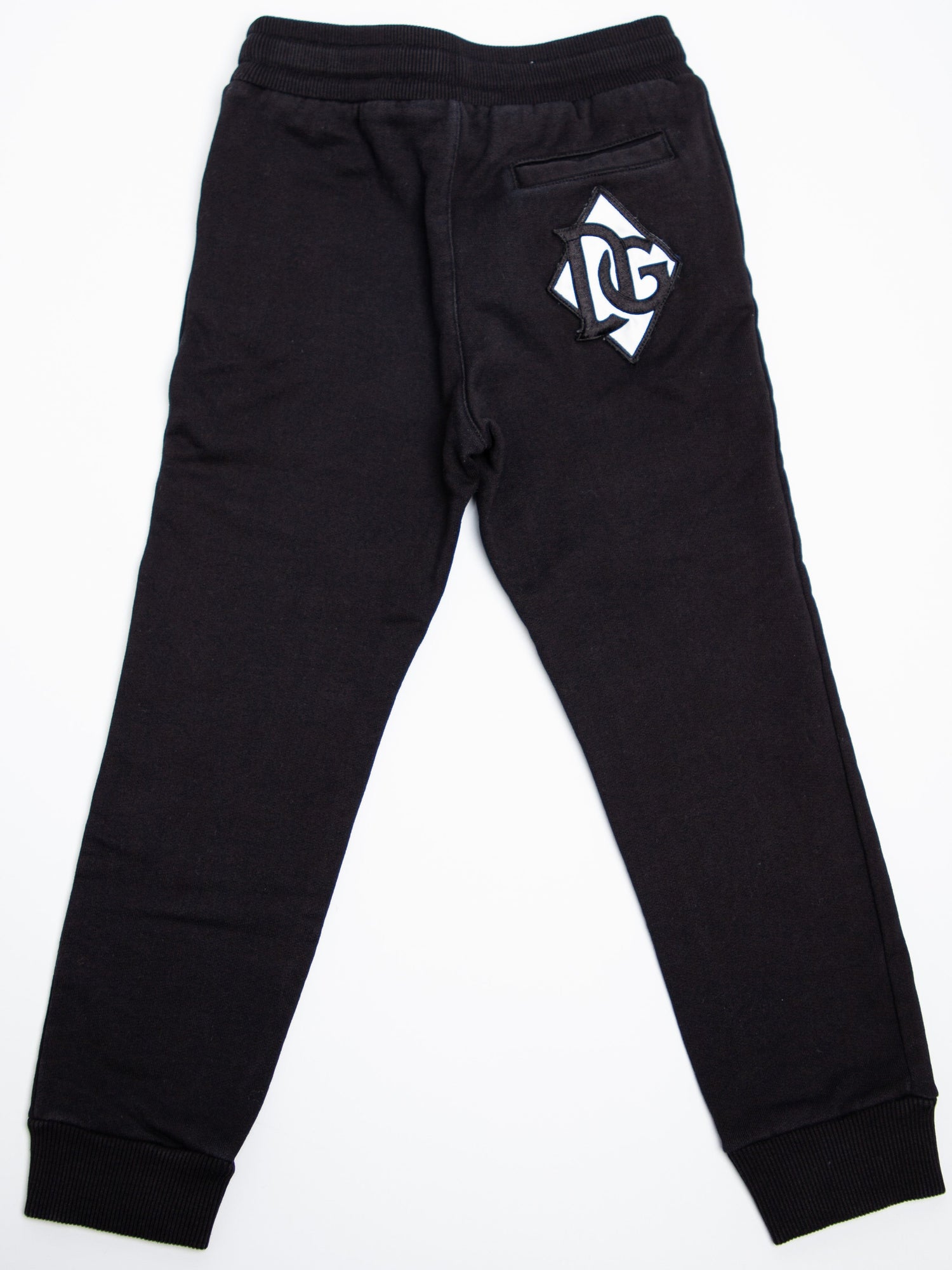 Good Dolce Gabbana Black Cotton Jogger Pants for Kids Size 5