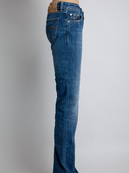 Excellent Jacob Cohen Jeans Blue Cotton Size M for Women