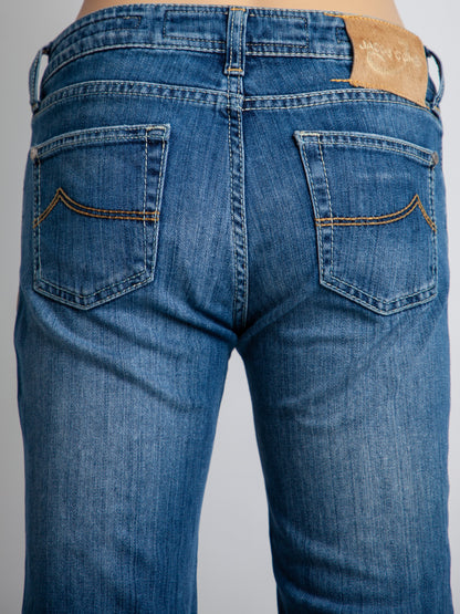 Excellent Jacob Cohen Jeans Blue Cotton Size M for Women