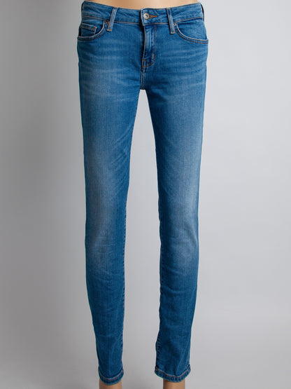 Good Tommy Hilfiger Blue Cotton Slim Fit Jeans Size M for Women