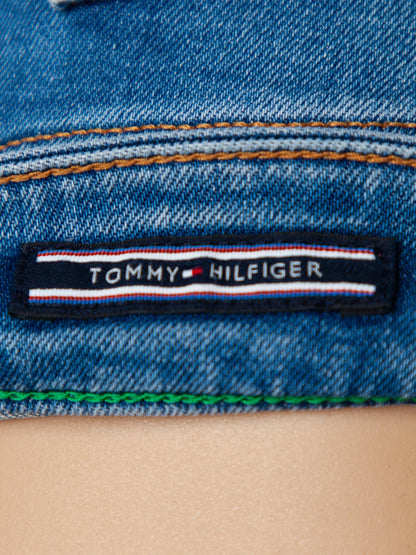 Good Tommy Hilfiger Blue Cotton Slim Fit Jeans Size M for Women