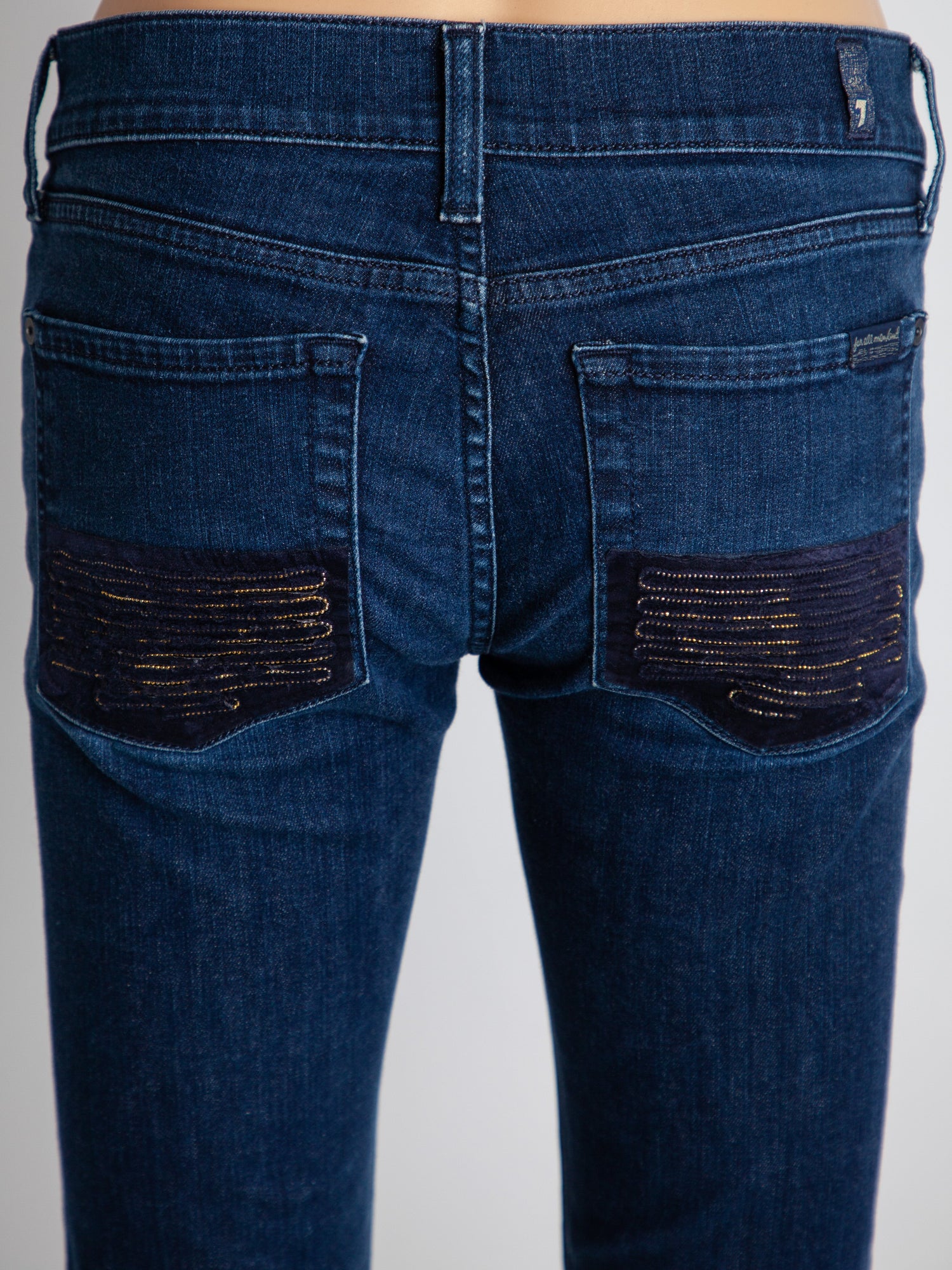 Good For All 7 Mankind Blue Denim Jeans Size M Women