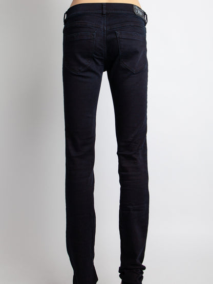Good Diesel Black Denim Skinny Jeans Size M for Women