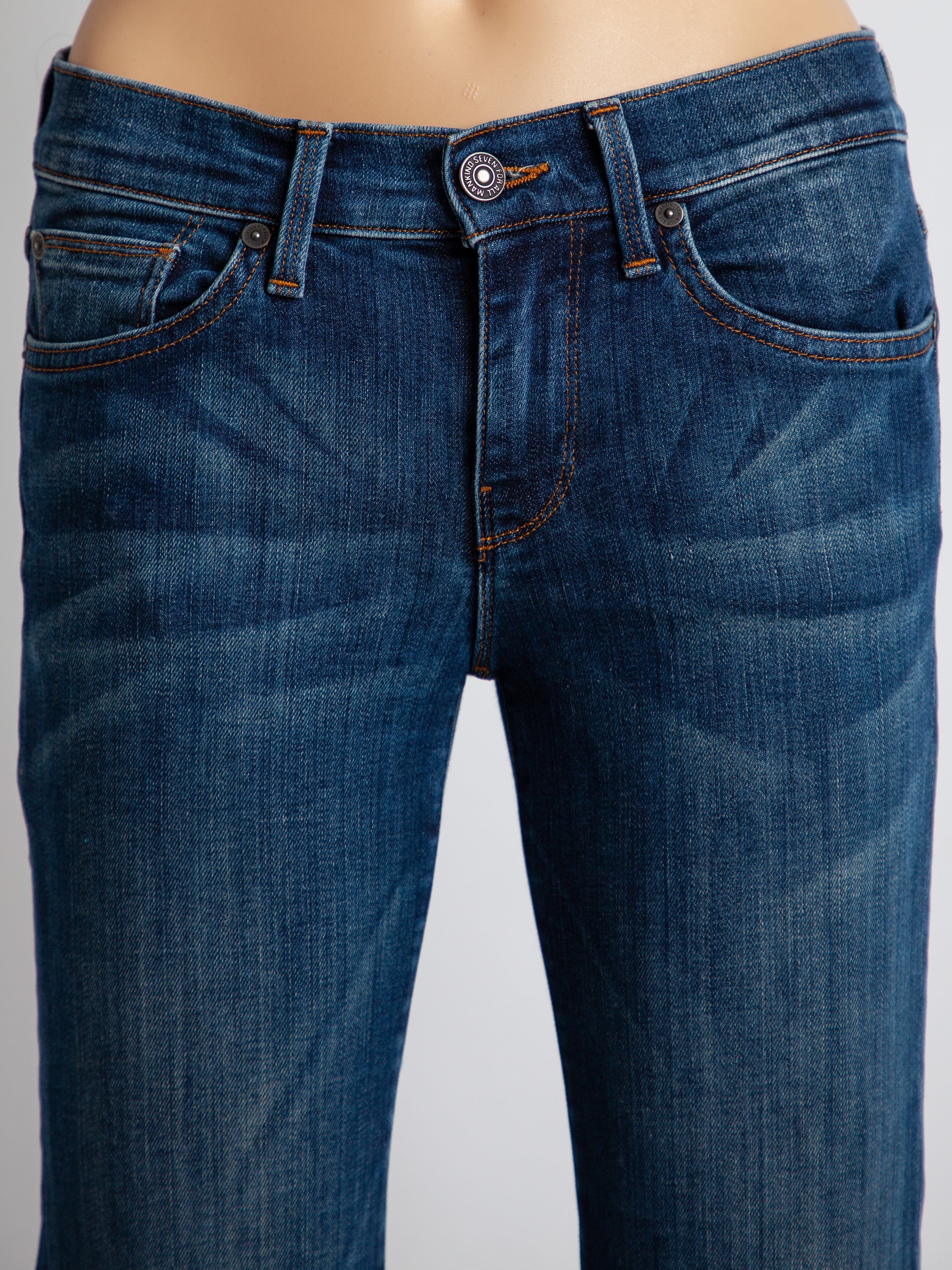 Good 7 For All Mankind Blue Denim Jeans Size S for Women