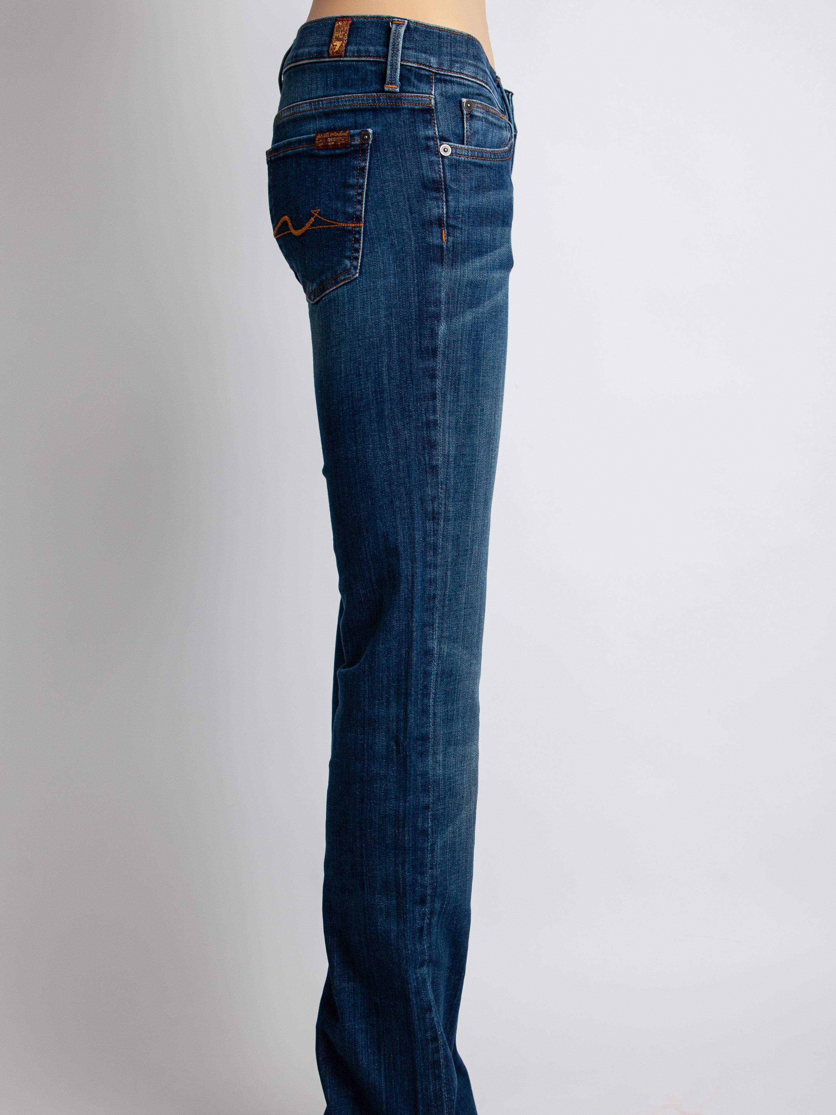 Good 7 For All Mankind Blue Denim Jeans Size S for Women