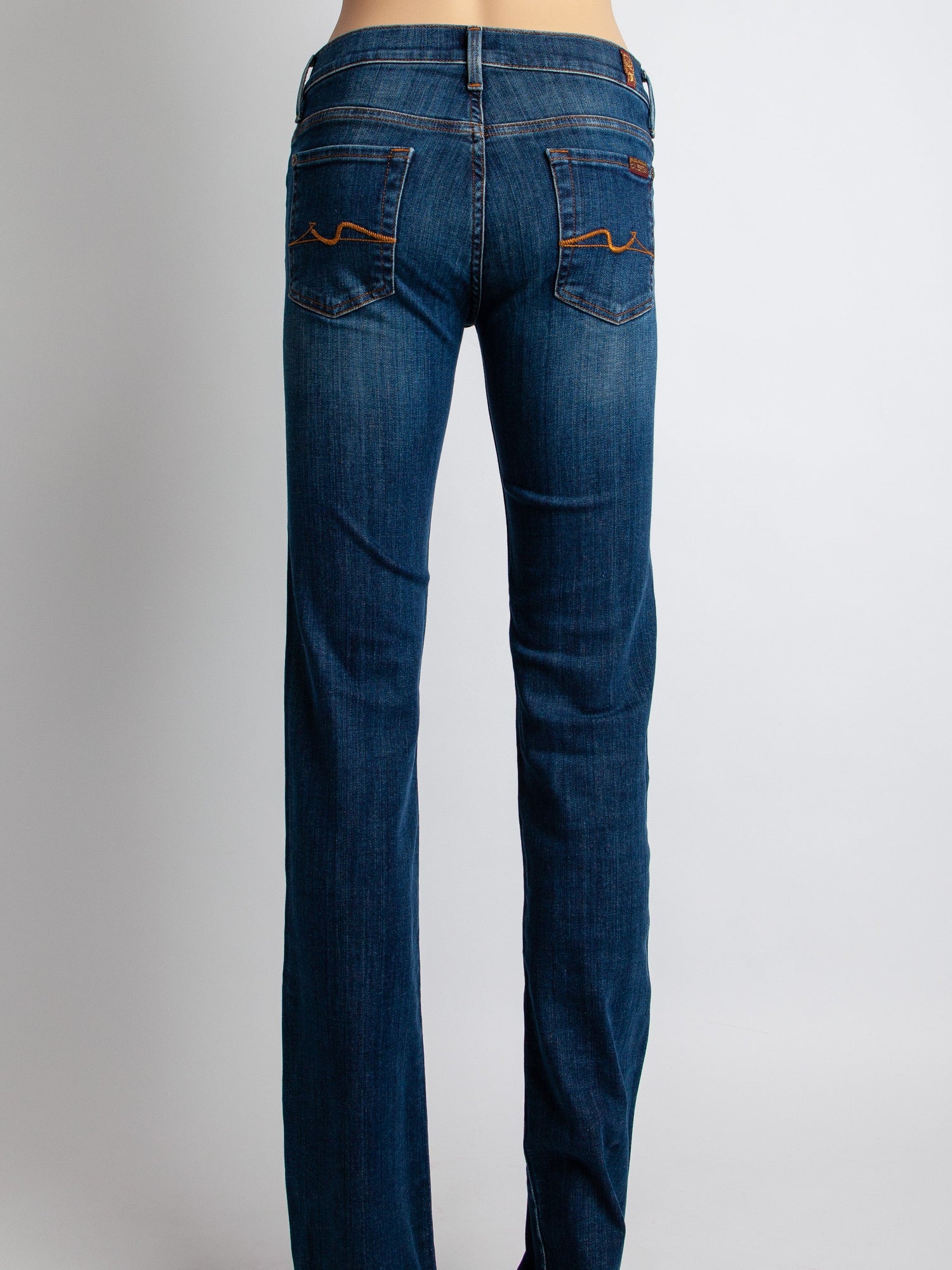 Good 7 For All Mankind Blue Denim Jeans Size S for Women