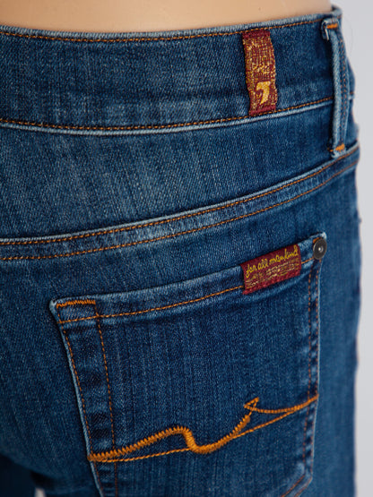 Good 7 For All Mankind Blue Denim Jeans Size S for Women