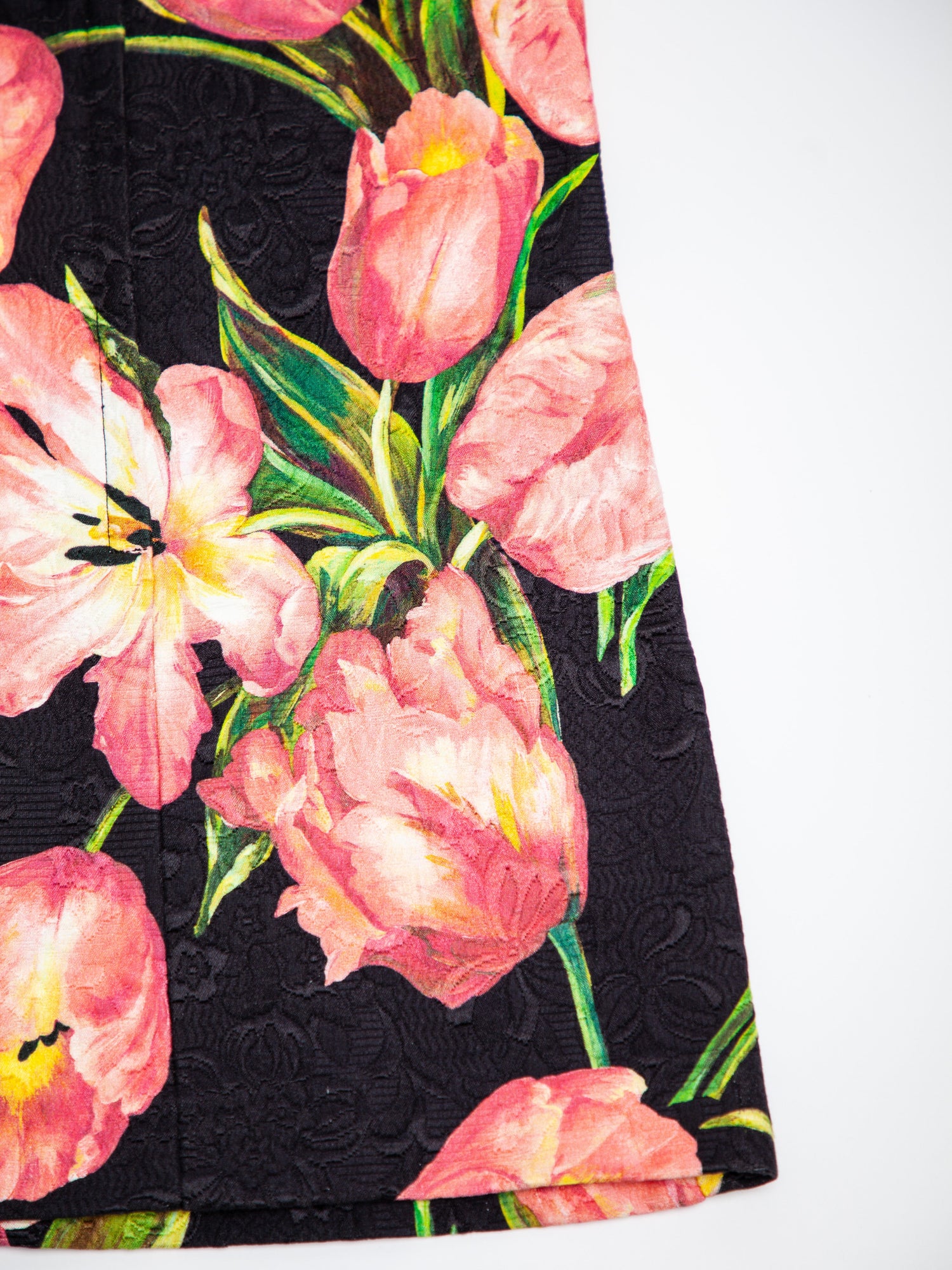 Good Dolce Gabbana Black Floral Dress for Girls Size 4