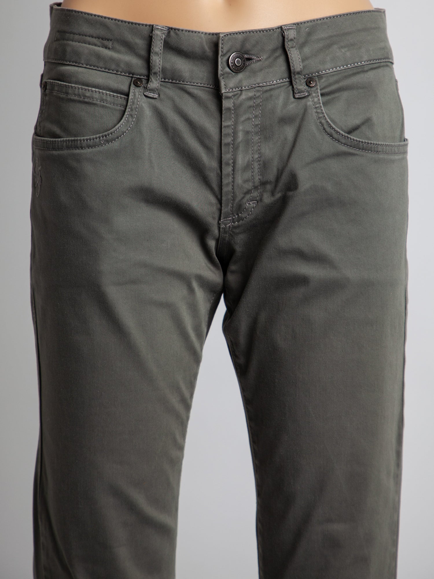 Good GF Ferre Green Denim Pants Size S for Women