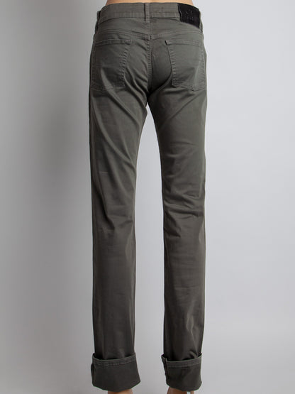 Good GF Ferre Green Denim Pants Size S for Women