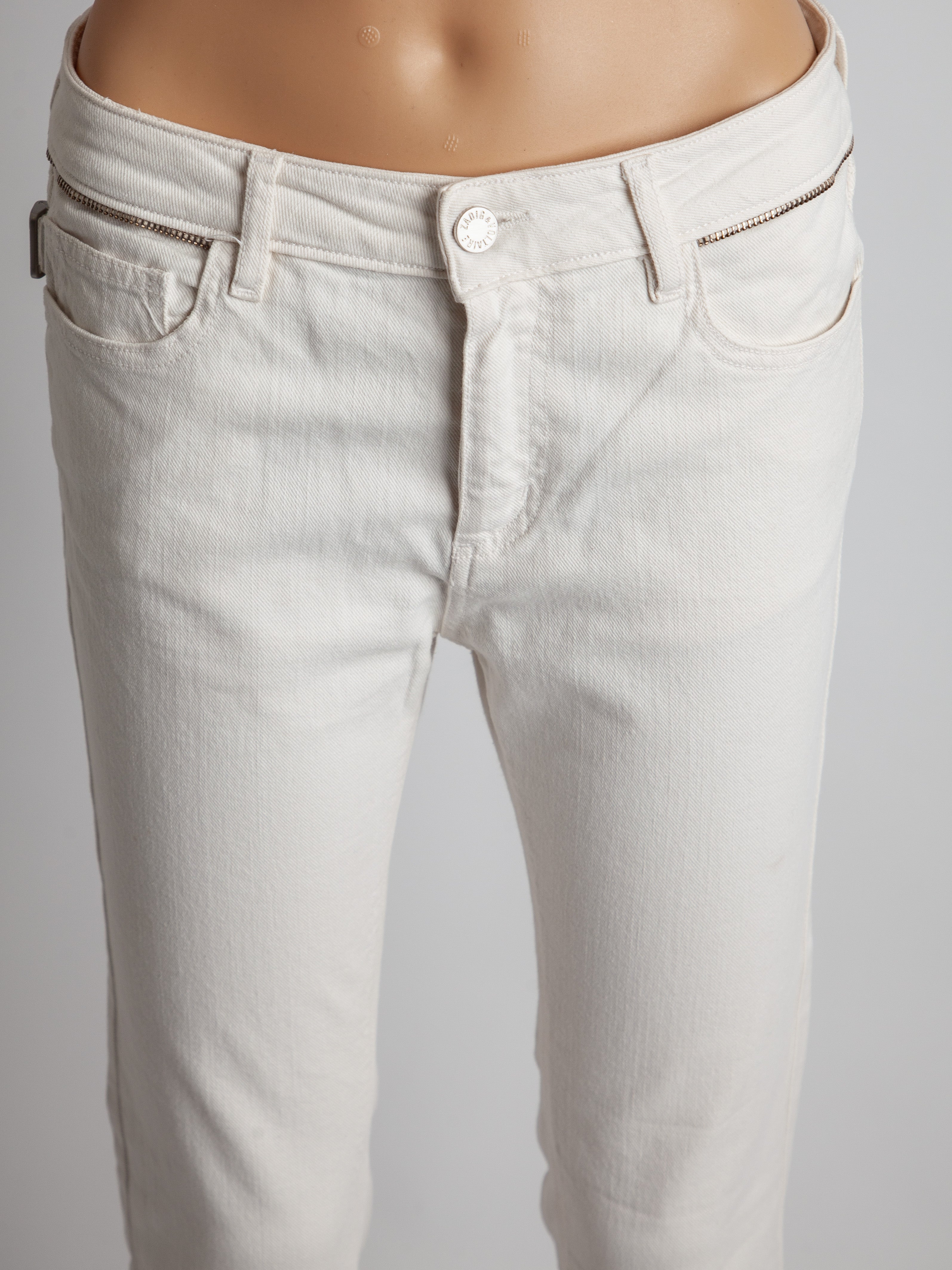 Good Zadig&amp;Voltaire White Denim Jeans Size S Women