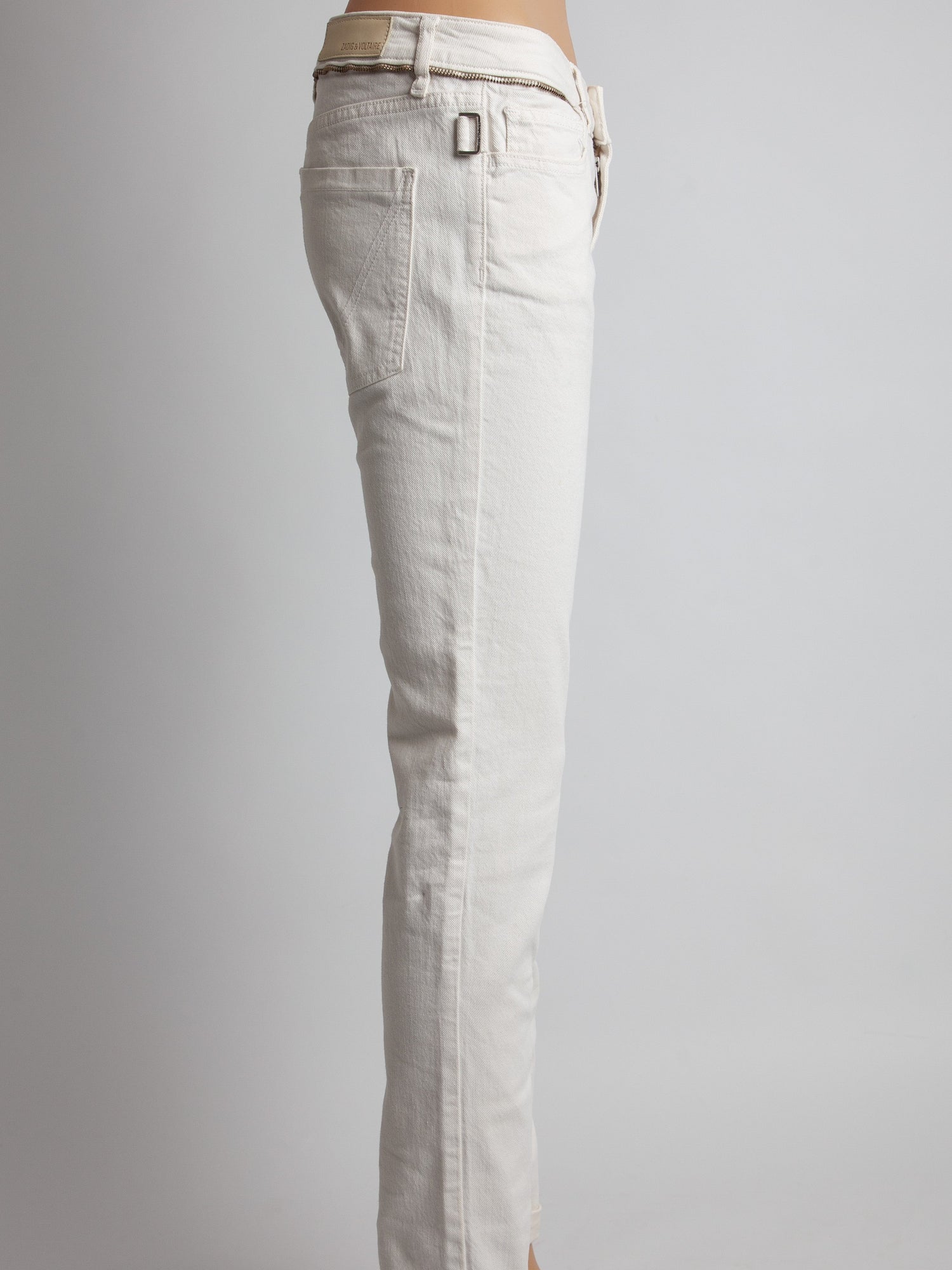 Good Zadig&amp;Voltaire White Denim Jeans Size S Women