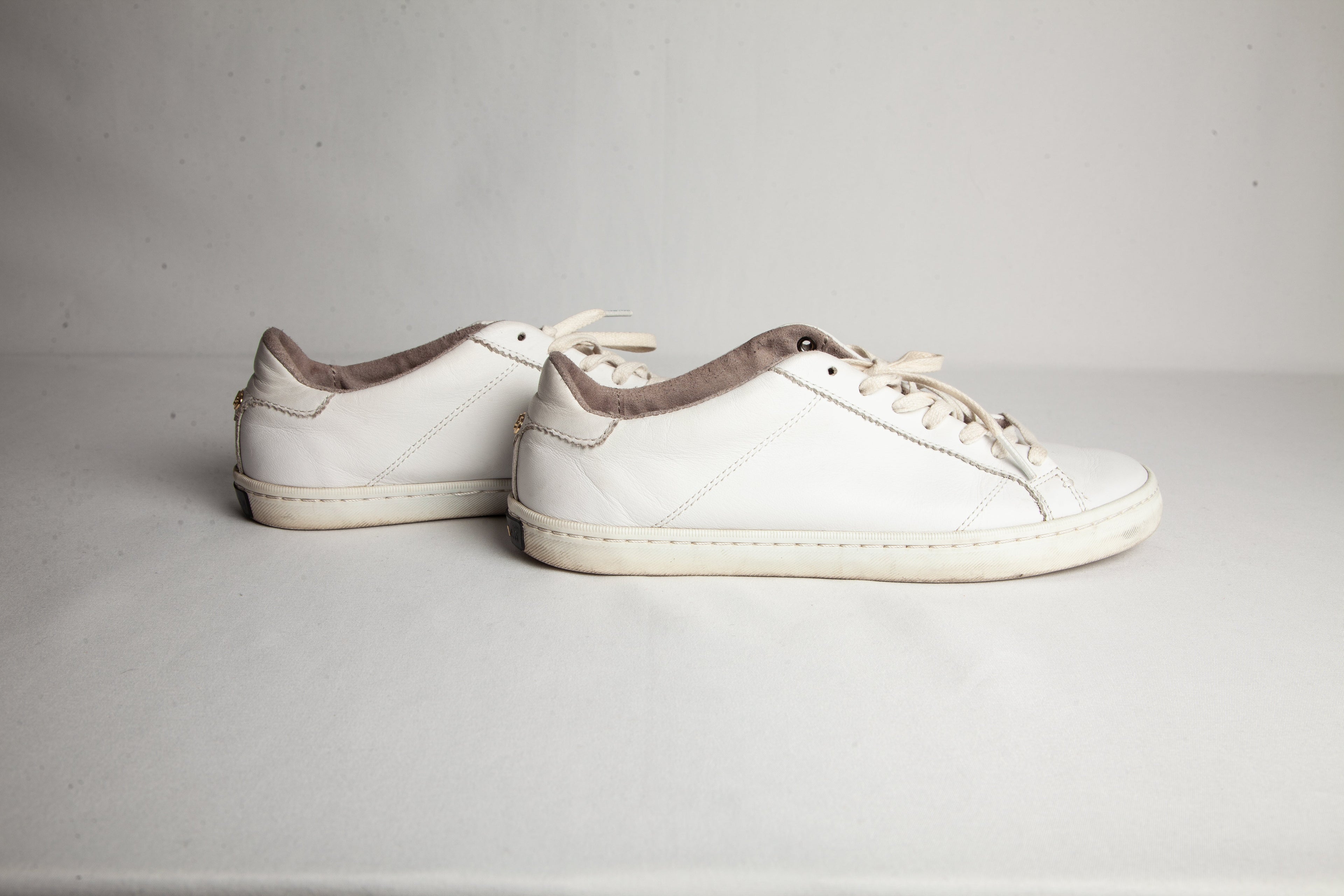 Good Cole Haan White Leather Sneakers Size 38 for Women