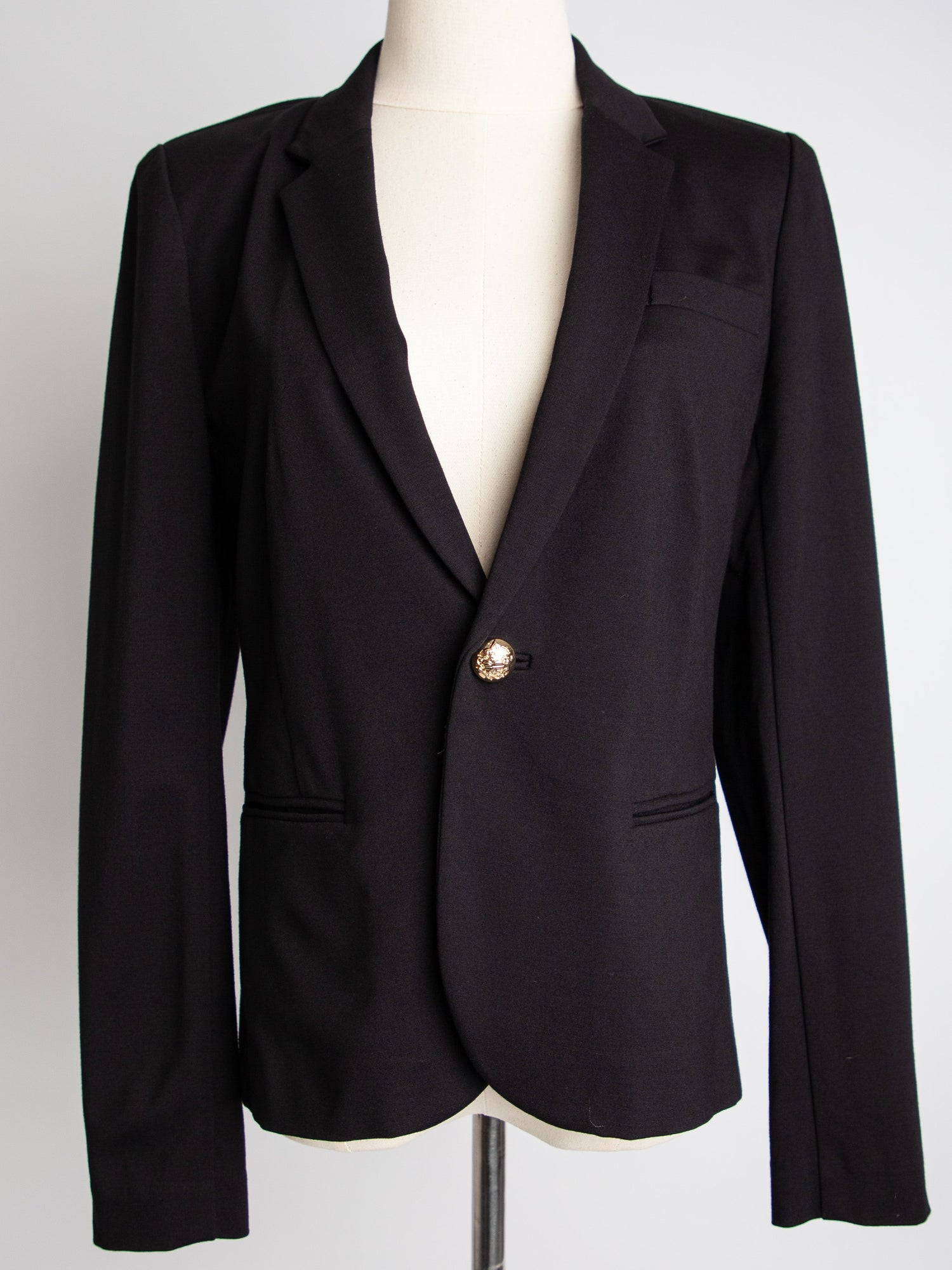 Good Juicy Couture Black Blazer with Gold Buttons Size M