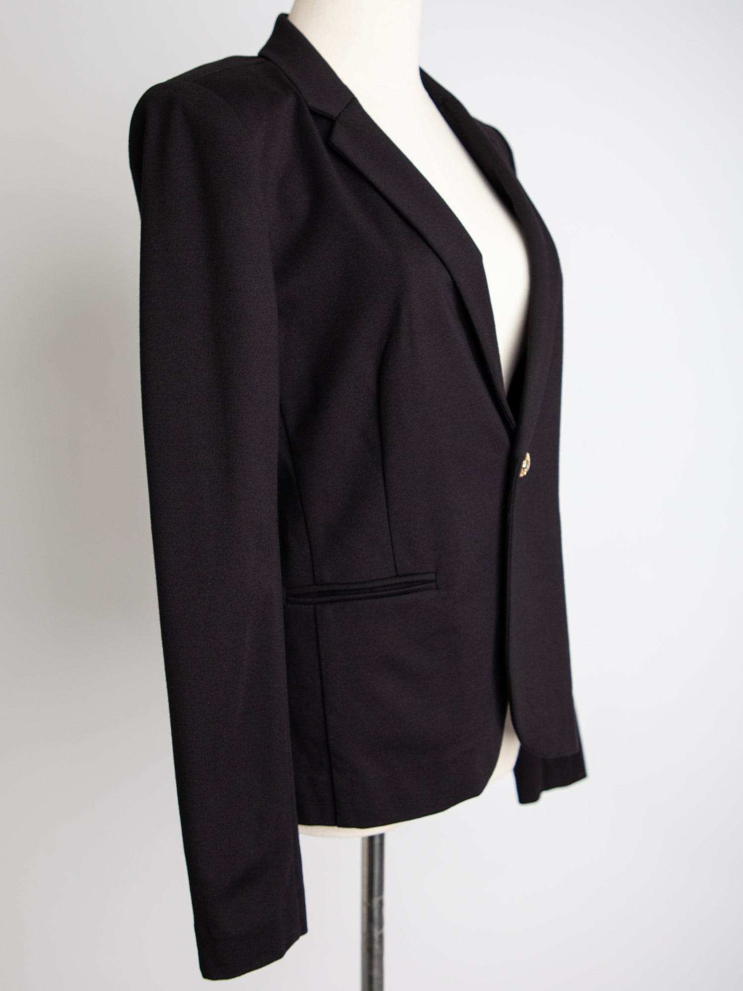 Good Juicy Couture Black Blazer with Gold Buttons Size M