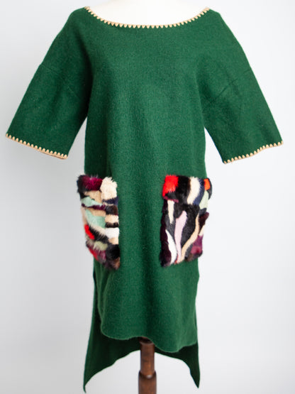 Excellent Fendi Green Women&