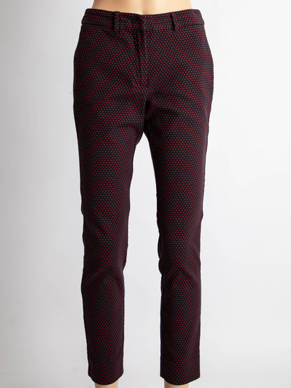 Excellent Marella Slim-Fit Polka Dot Nylon Pants in Combined Colors