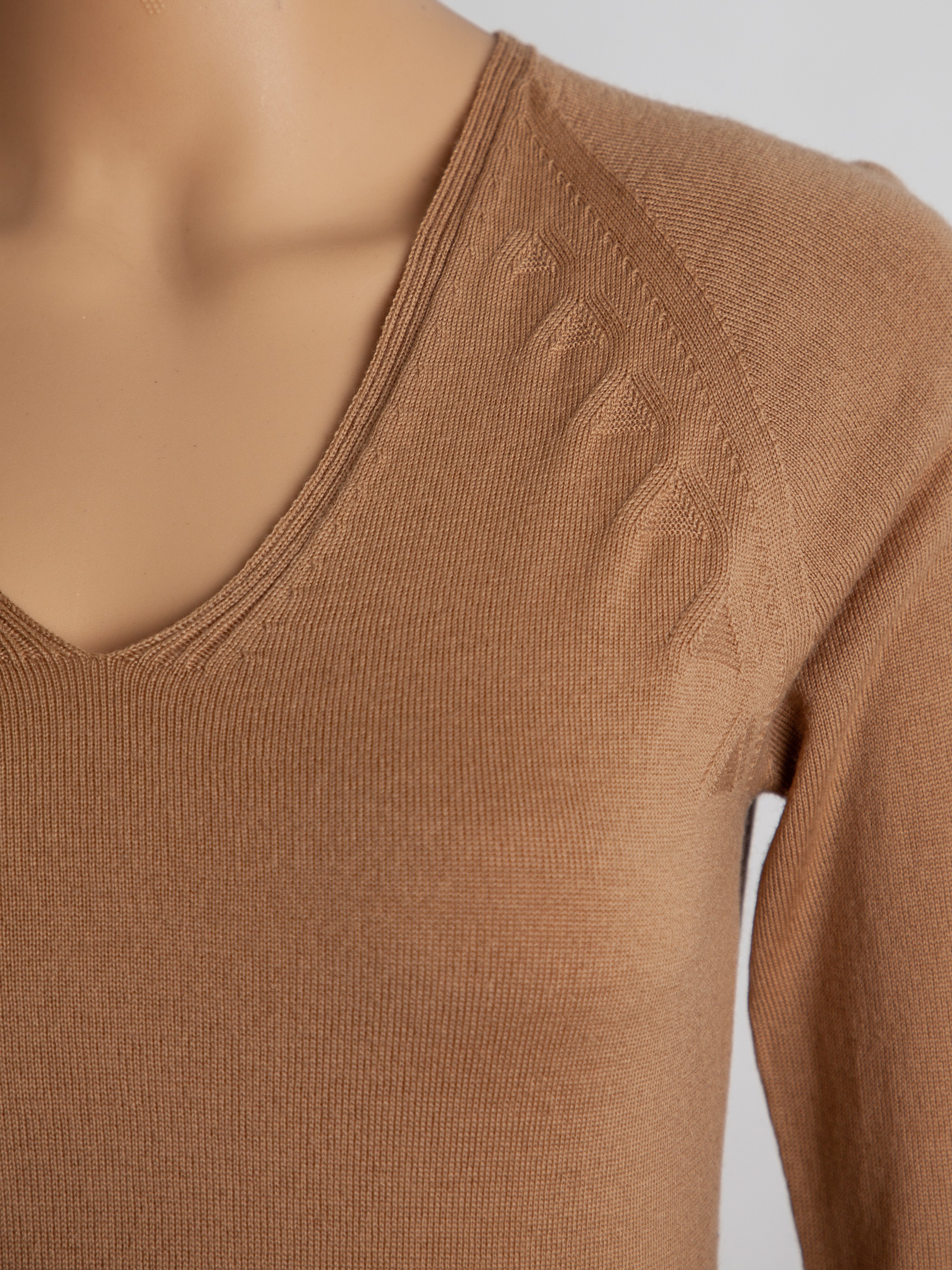 Good Escada Orange Wool Sweater Size S Women&