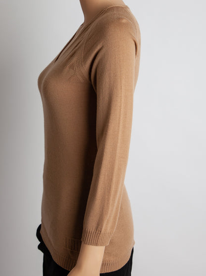 Good Escada Orange Wool Sweater Size S Women&