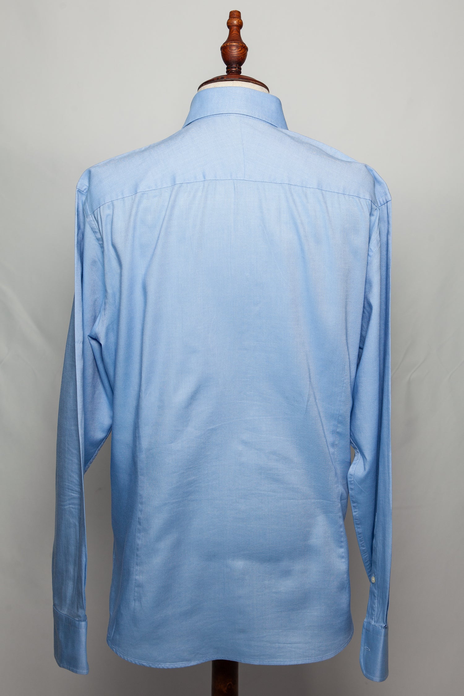 Excellent Cerruti 1881 White Cotton Shirt XS with Gray Accents