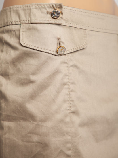 Good Gianfranco Ferr� Green Polyester Knee-Length Skirt Size M