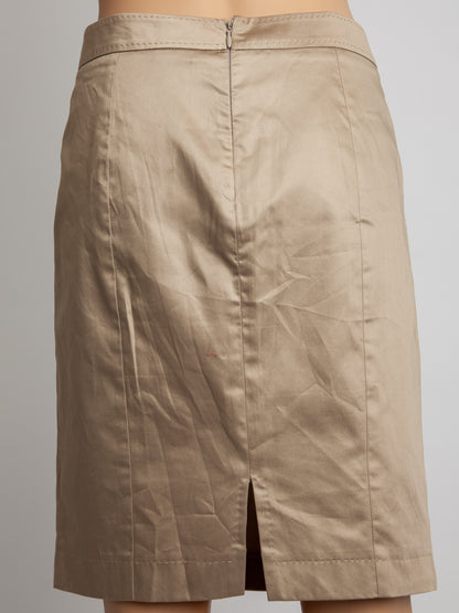 Good Gianfranco Ferrè Green Polyester Knee-Length Skirt Size M