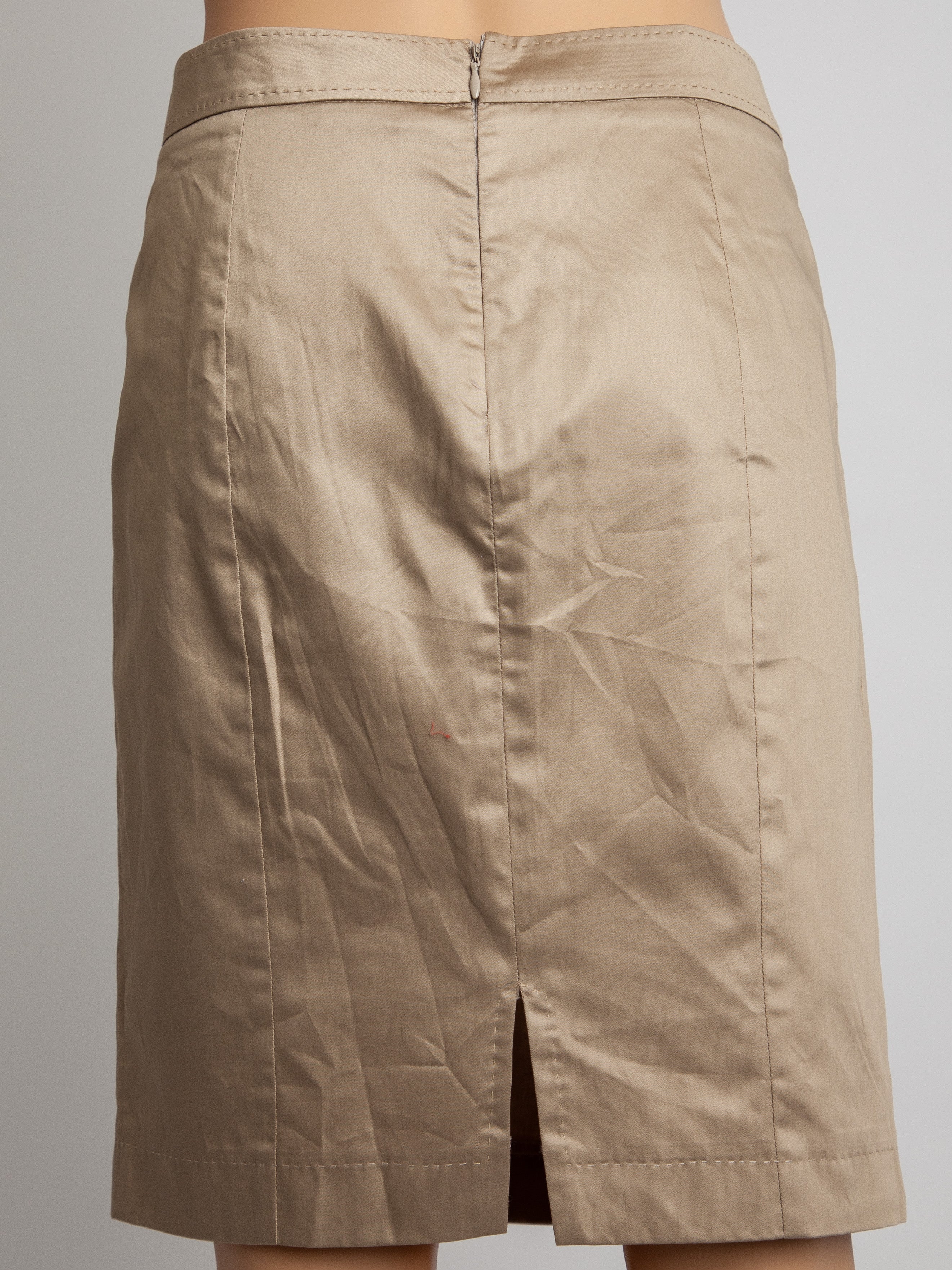 Good Gianfranco Ferr� Green Polyester Knee-Length Skirt Size M