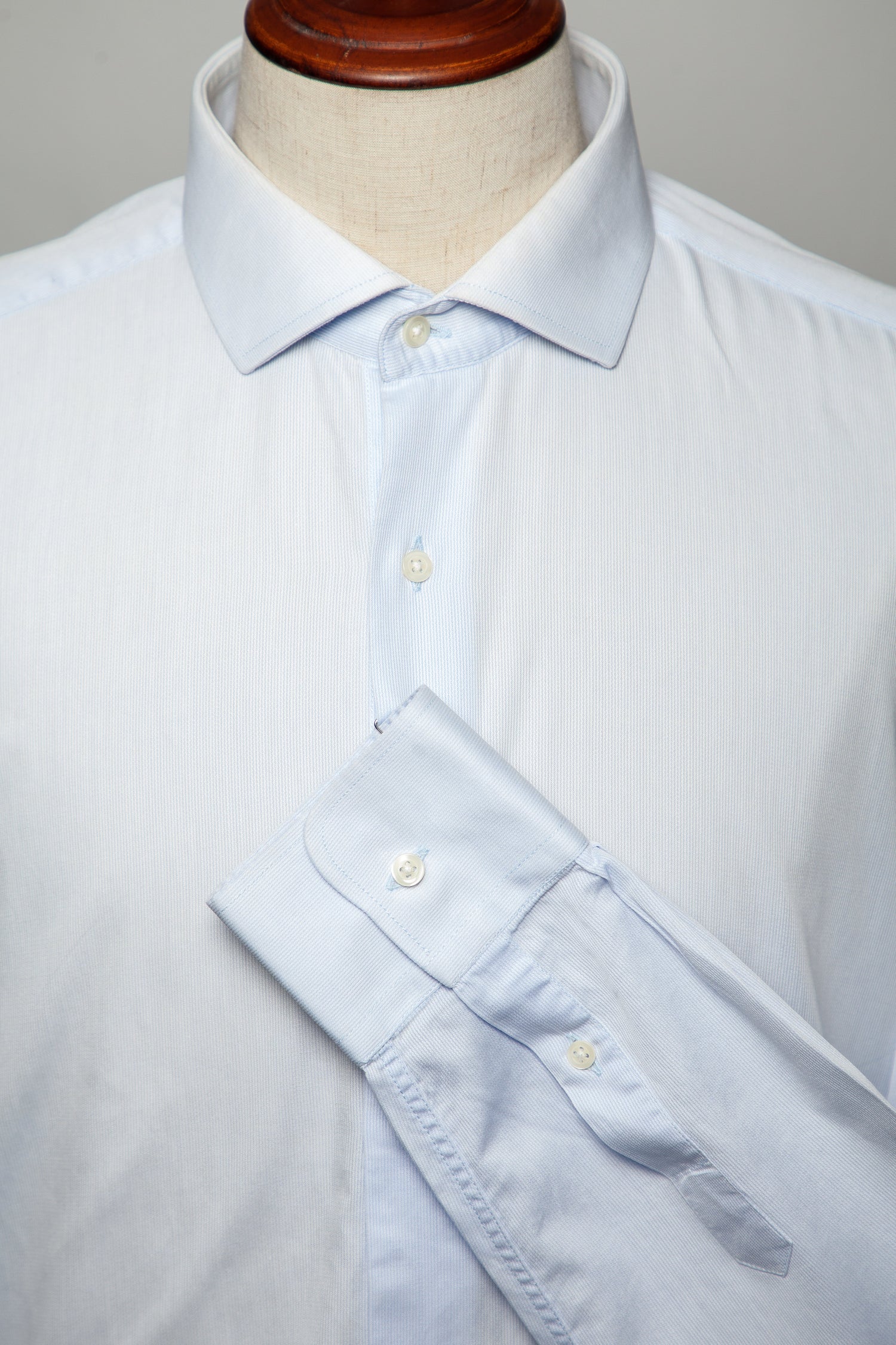 Good Mr Lanidor Blue Cotton Dress Shirt Size XL for Men