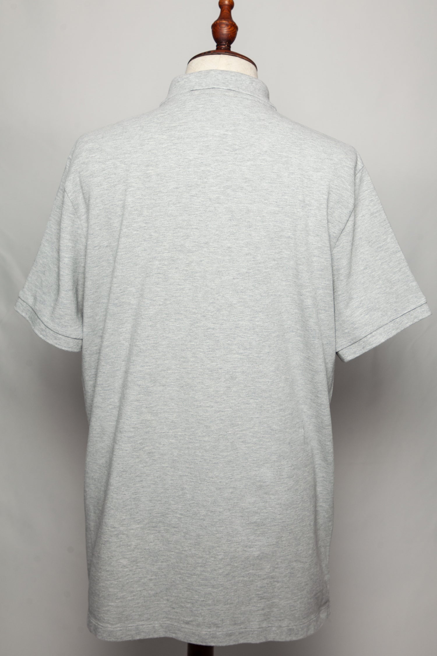 Good Burberry Gray Polo Shirt Cotton XXL Men Short Sleeve