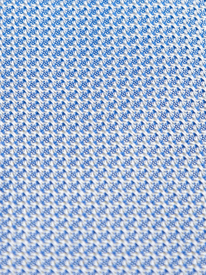 NEW Charles Tyrwhitt Blue Patterned Silk Necktie for Men