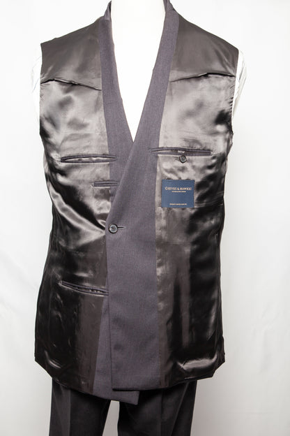 Good Gieves and Hawkes Black Cashmere Wool Suit Size S