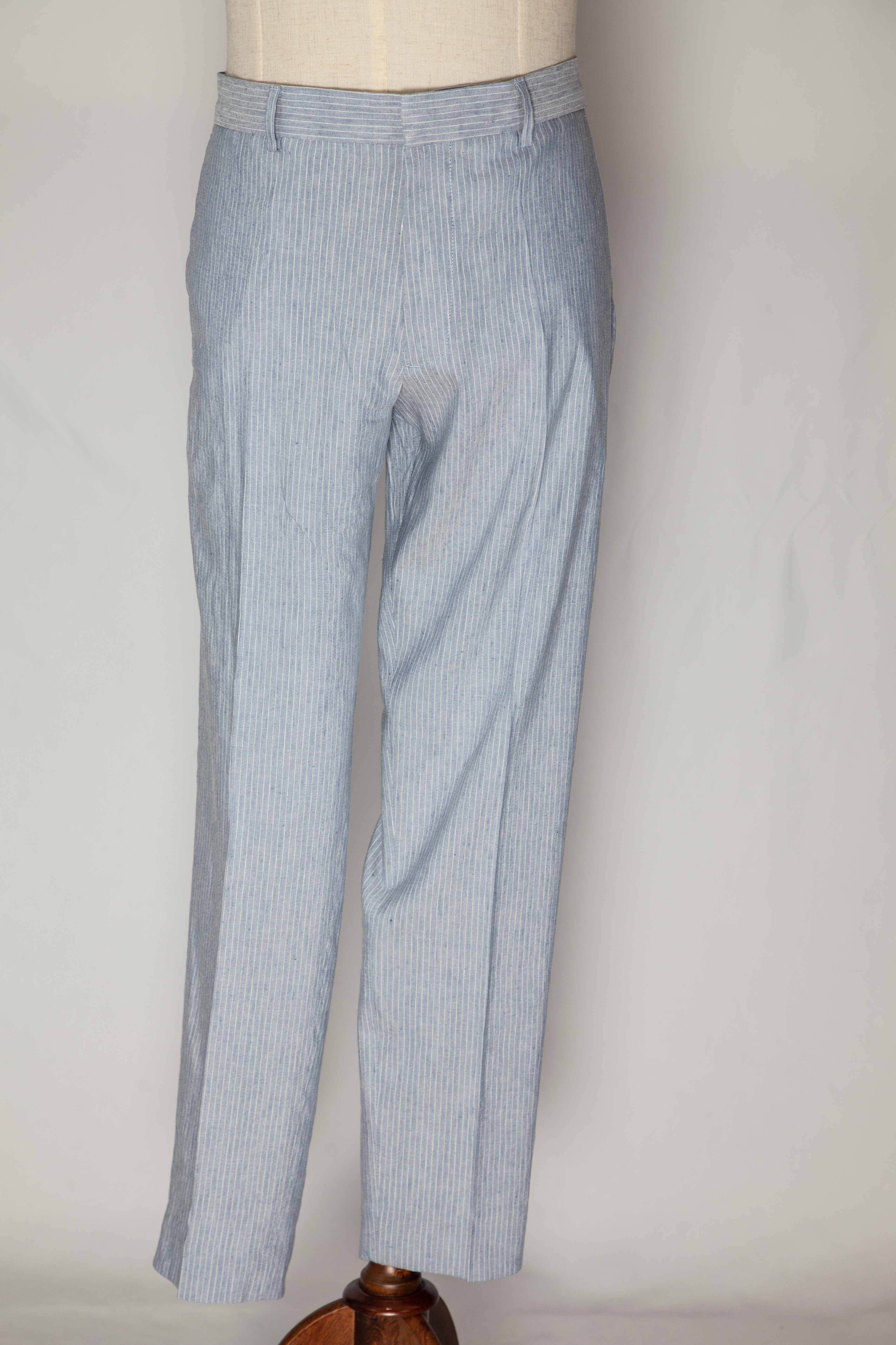 Good Club Monaco Light Blue Striped Pants Size XL Cotton