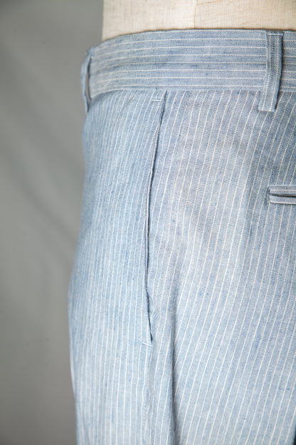 Good Club Monaco Light Blue Striped Pants Size XL Cotton