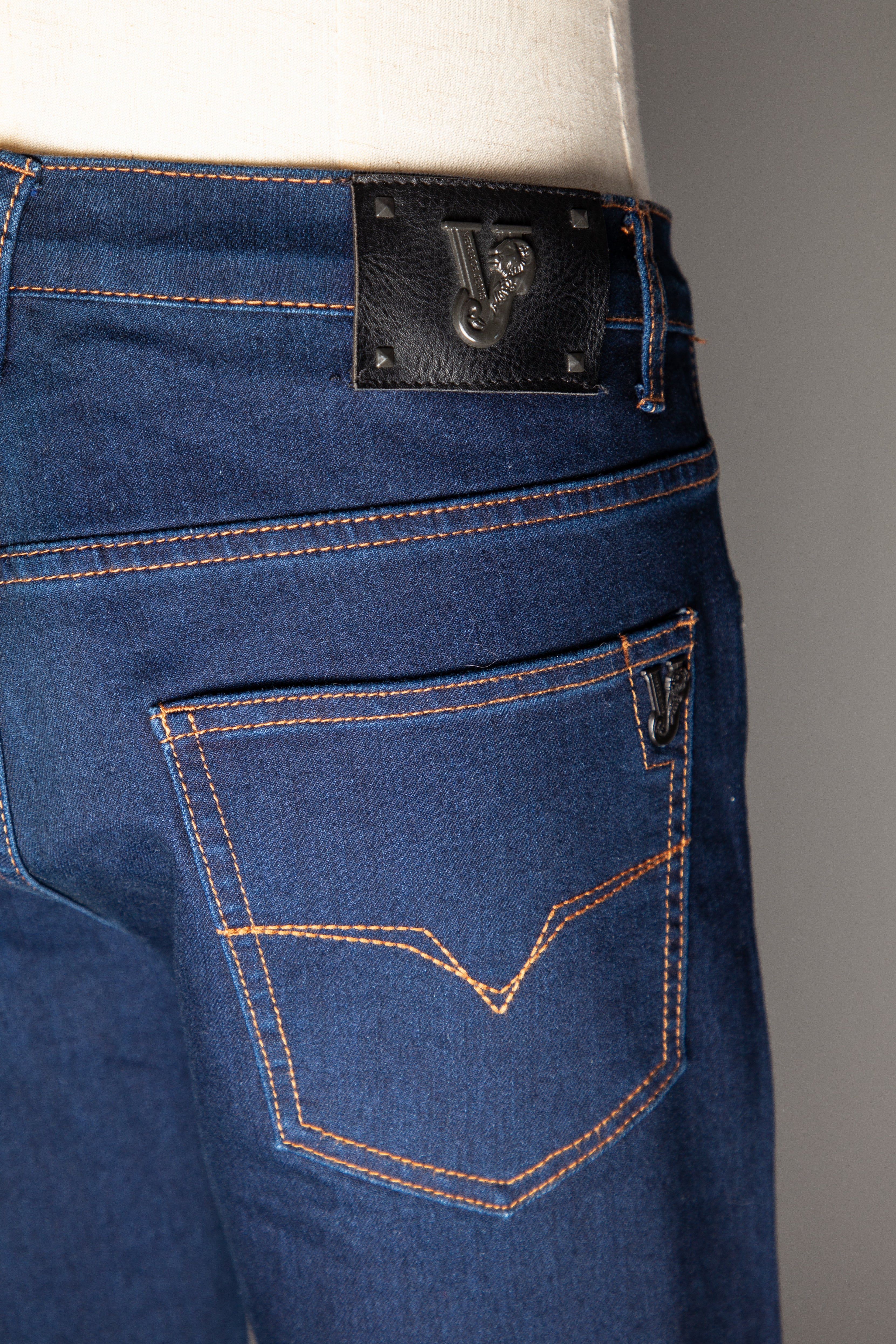 Perfect Versace Jeans Blue Cotton Natural Size XS for Men