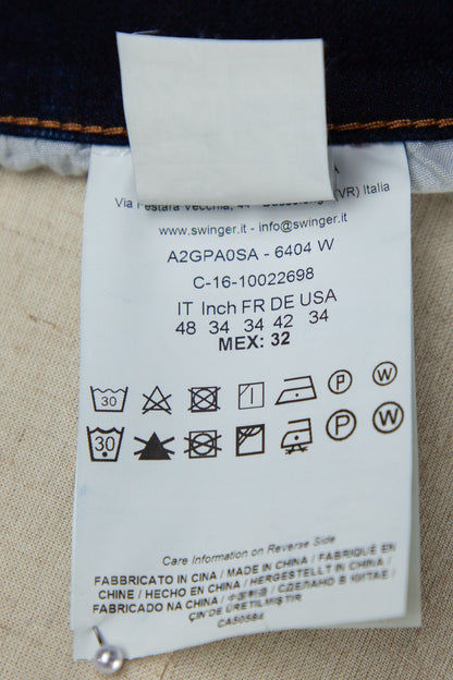 Perfect Versace Jeans Blue Cotton Natural Size XS for Men