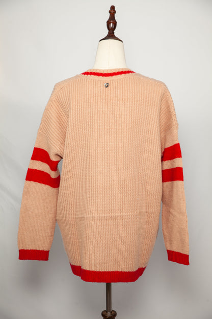 Average Condition TWINSET White Angora Wool Sweater Size XL