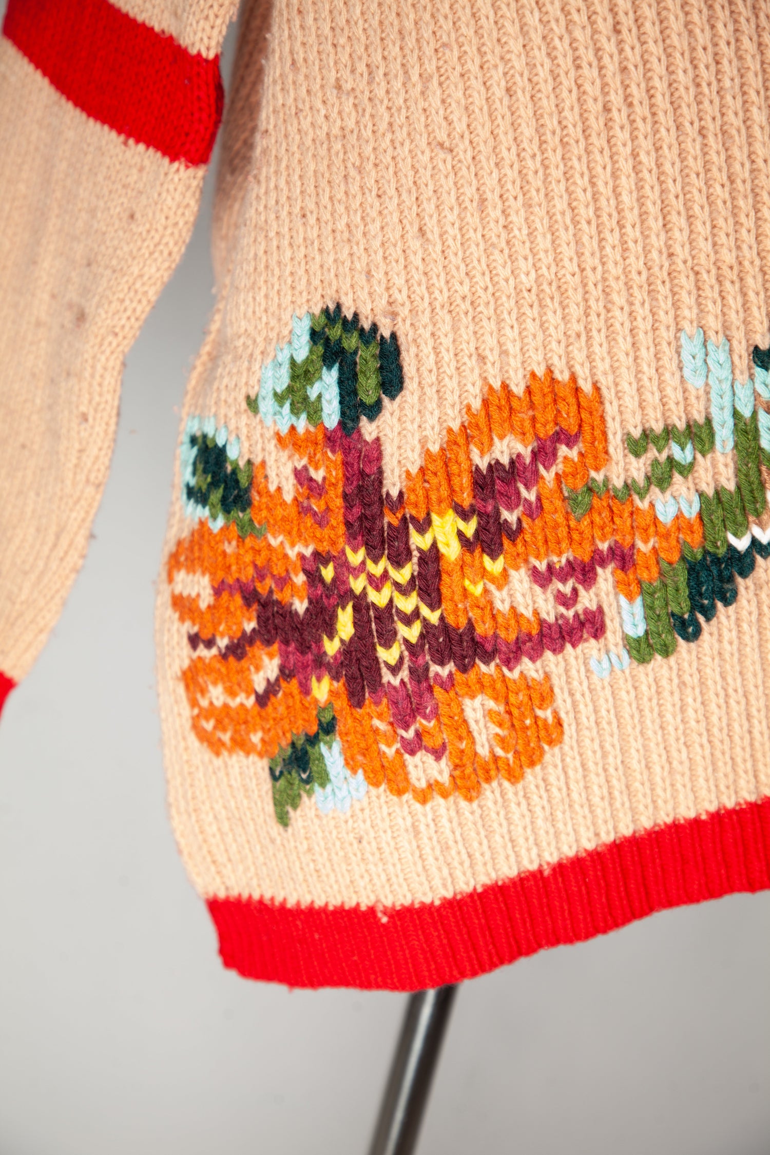 Average Condition TWINSET White Angora Wool Sweater Size XL