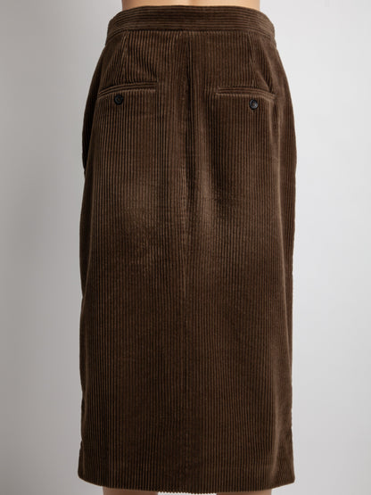 Max Mara Green Cotton Natural Skirt Size M - Good Condition