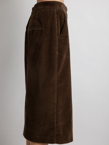 Max Mara Green Cotton Natural Skirt Size M - Good Condition