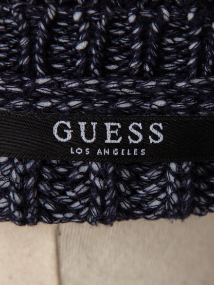 Excellent Guess Navy Blue Cable Knit Sweater Size XS Women