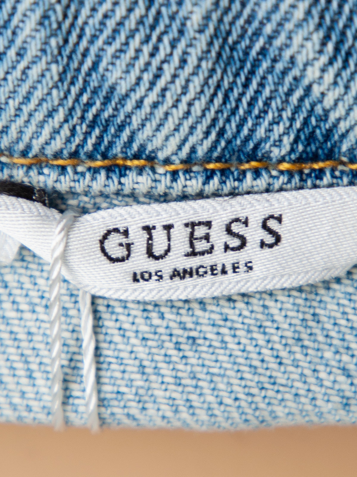 Good Guess Cropped Blue Denim Jacket Size S with &