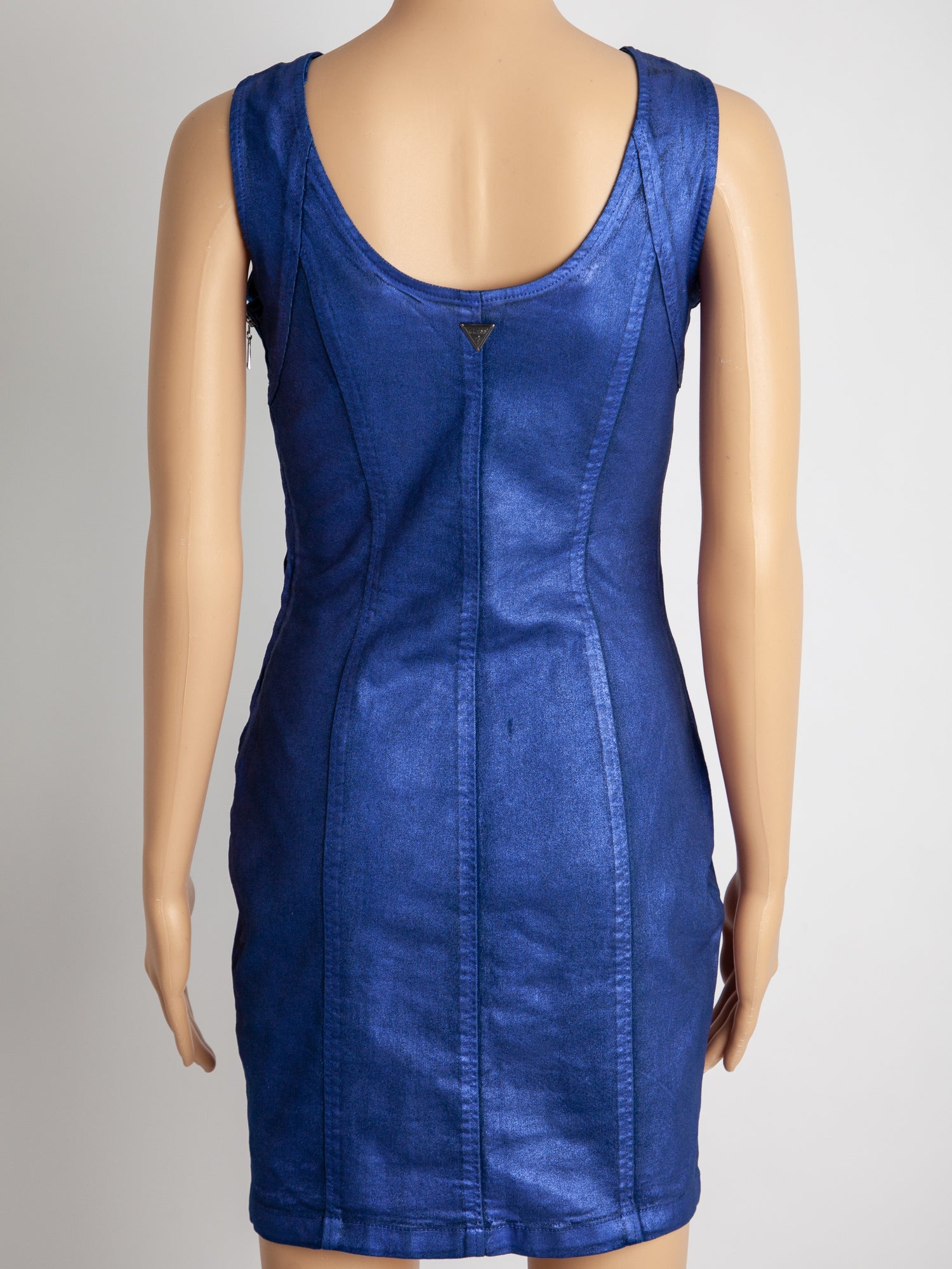 Average Condition Guess Purple Polyester Sleeveless Dress Size XS