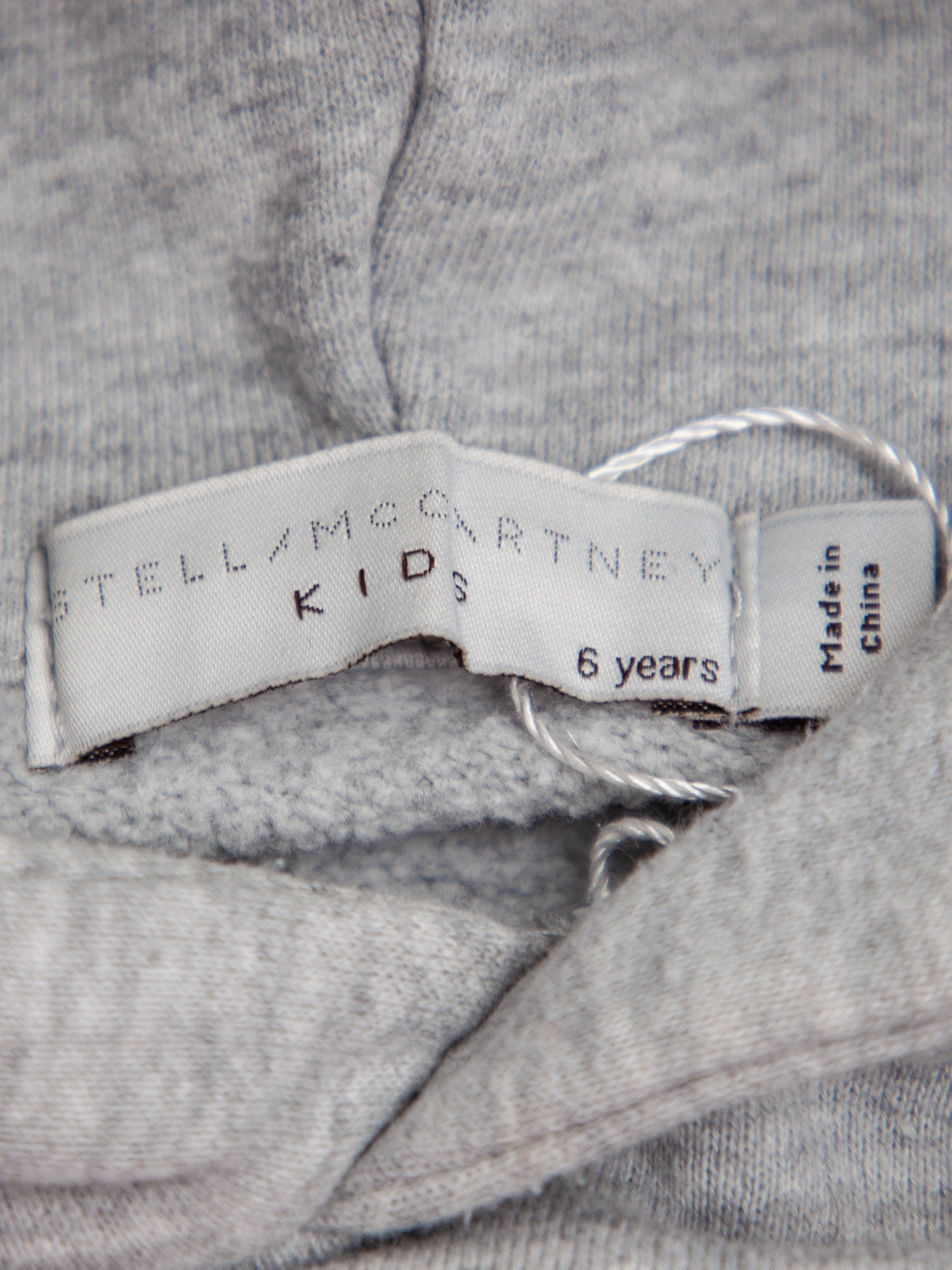 Good Stella McCartney Kids Gray Cotton Hoodie Size 8 with Motif