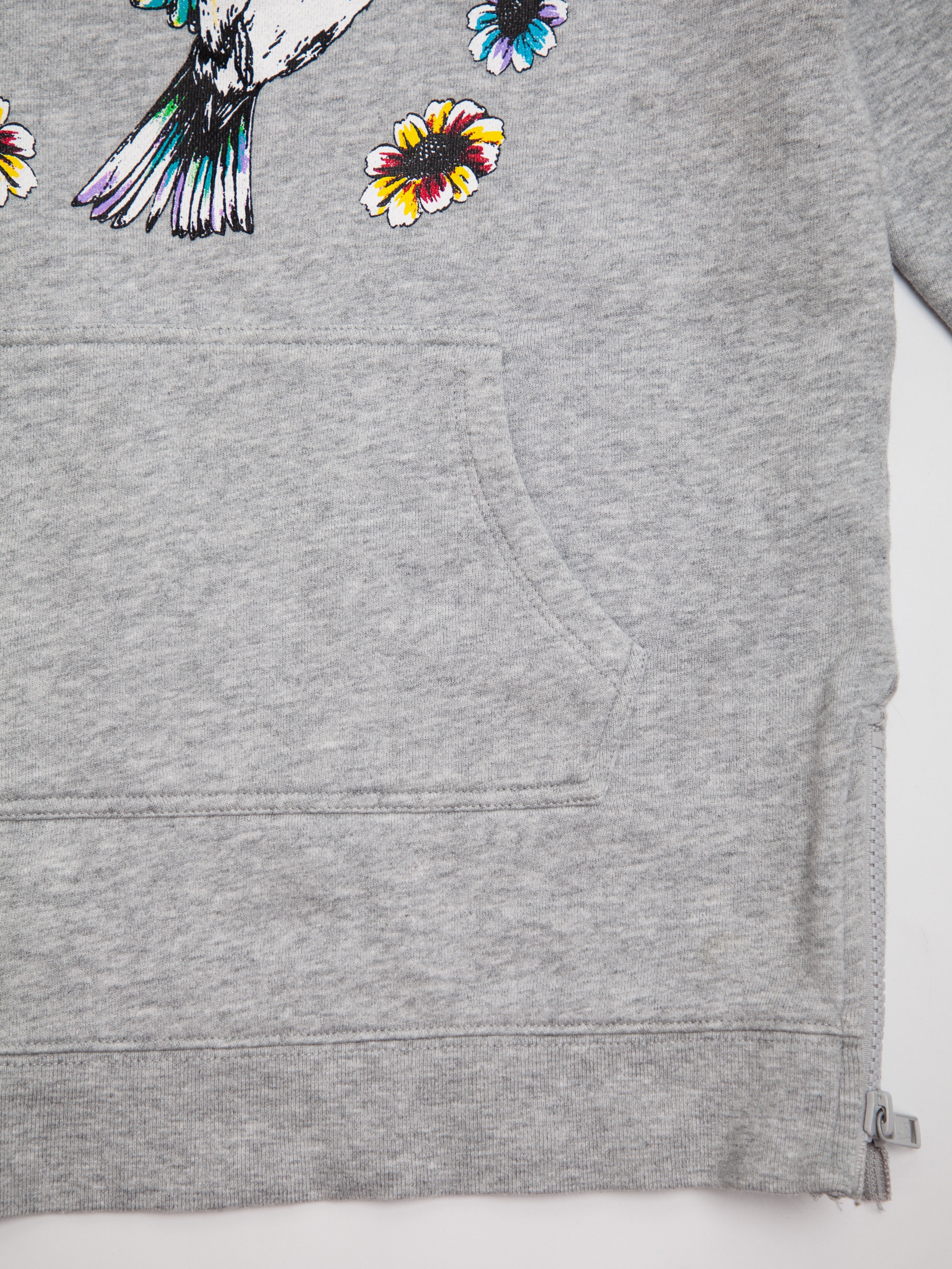 Good Stella McCartney Kids Gray Cotton Hoodie Size 8 with Motif