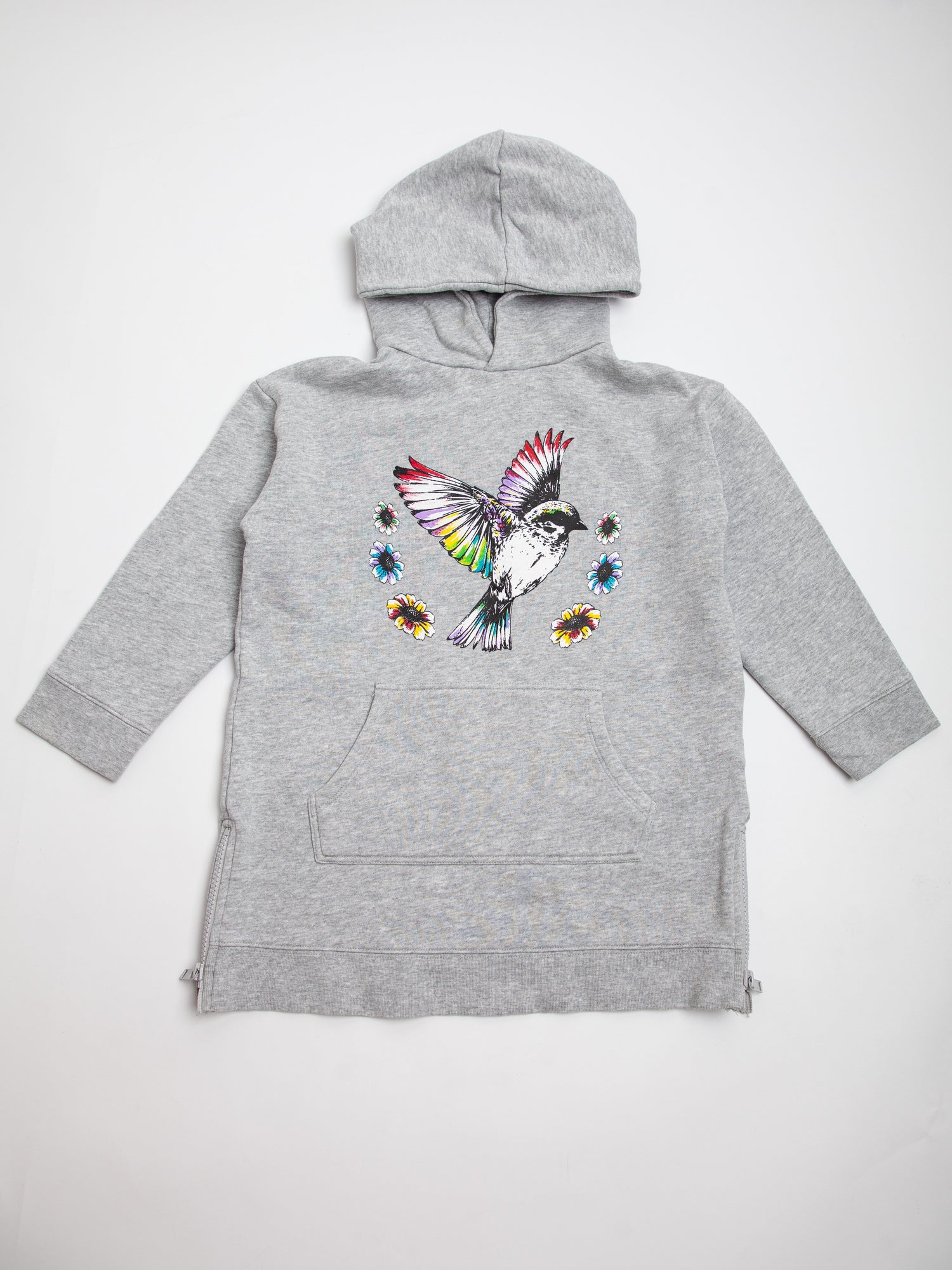 Good Stella McCartney Kids Gray Cotton Hoodie Size 8 with Motif